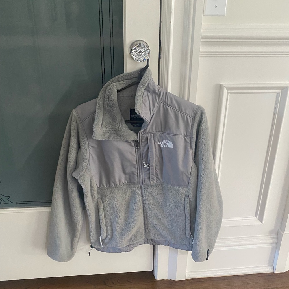 Gray north face fleece
